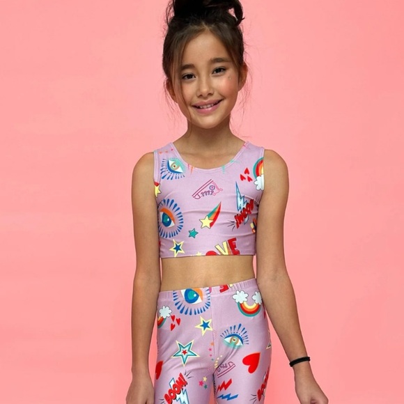 lola Other - • Lola and the Boys • Girls GOOD VIBES SPORT Top Purple  4